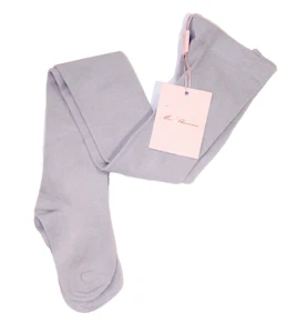 MISS BLUMARINE Luxury Edition ITALY Girls CALZAMAGLIA Grey TIGHTS ( 6 ) - Picture 1 of 2