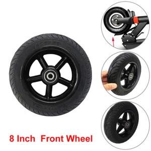 8 Inch Electric Scooter Front Wheel Solid Tire 200x50 Full Wheel With Wheel Hub - Picture 1 of 11