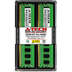 A-Tech 32Gb 2X 16Gb 1Rx4 Pc4-21300R Ddr4 2666Mhz Ecc Reg Rdimm Server Memory Ram