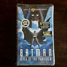 Batman Mask of the Phantasm VHS New Sealed Warner Bros 1993 Vintage + Comic Book