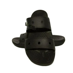 Sandalias Crocs Clásicas Negras Hombre 7 Mujer 9 Negro 206761-001 ¡Nuevas con Etiqueta! - Imagen 1 de 5