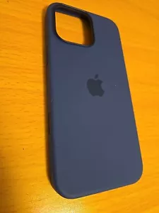 Original Apple Silicone Case w/ Magsafe iPhone 16 Pro Max 6.9" Denim Blue - Picture 1 of 5