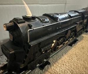 LIONEL O GAUGE 671 STEAM TURBINE STRONG RUNNING WITH 671W TENDER FROM 1946 - Picture 1 of 24