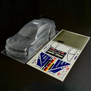 RC Car Karosserie 1/10 unlackiert BMW M3 GTR Carson Dekor ALMS Nr 43 2001 - Bild 1 von 15
