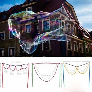 Bubble Brothers Giant Soap Bubble Wand Bubble Concentrate Bubbles Solution 5-25L - Picture 1 of 69