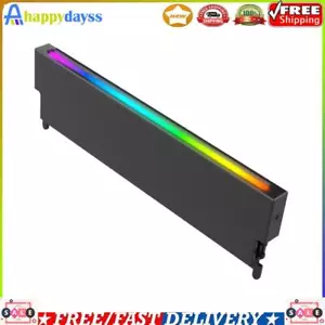 Computer RAM Kühlkörper 5V 3PIN ARGB Sync DDR3 DDR4 DDR5 Speicher Kühler (Schwar - Afbeelding 1 van 12