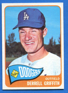 1965 Topps Set Break #112 Derrell Griffith Dodgers NM-MINT or Better Centered