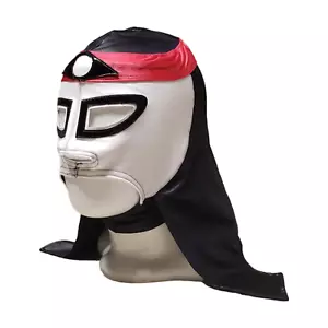Máscara OCTAGON Lucha Libre Licra Mexicana y Vinilo Ajustable Color Negrok - Imagen 1 de 6