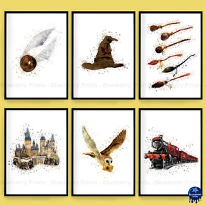 Harry Potter Wizarding Children's Wall Art Poster Print Picture Gift A5 A4 A3  - Picture 1 of 7