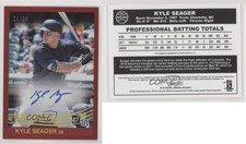 2018 Panini Donruss Retro 1984 Signatures Red /25 Kyle Seager #84S-KS Auto