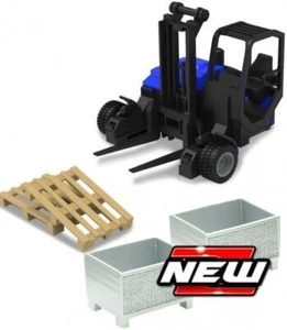 Bburago  1:43 Scale Forklift With Pallets + Crates Accessories - Picture 1 of 1