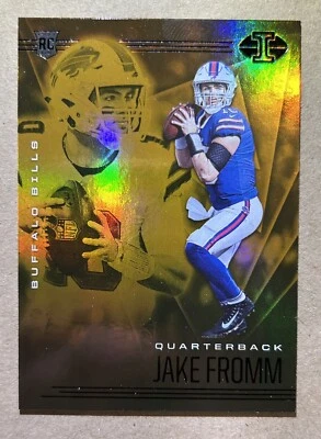 Jake Fromm 2020 Panini Illusions #10 Orange Trophy Room Parallel Rookie Card - Image 1 of 2