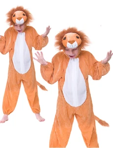 Niños León Disfraz Zoológico Animal Gato Disfraz Niños Niña Nuevo Infantil - Imagen 1 de 6