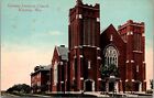 Kenosha Wisconsin WI German Lutheran Church c1910s Postcard A69