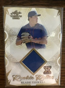 2023 Leaf Trinity Rookie Relics Blade Tidwell RR 7 - Picture 1 of 2
