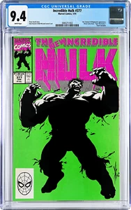 Incredible Hulk #377 (1991) CGC 9.4, ¡Nuevo estuche! ¡Páginas blancas! ¡Aplicación RINGMASTER! - Imagen 1 de 2