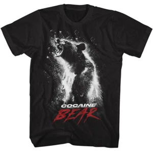 Cocaine Bear Coked Out Movie Poster Comedic Horror Movie Merch Men's T Shirt - Picture 1 of 5