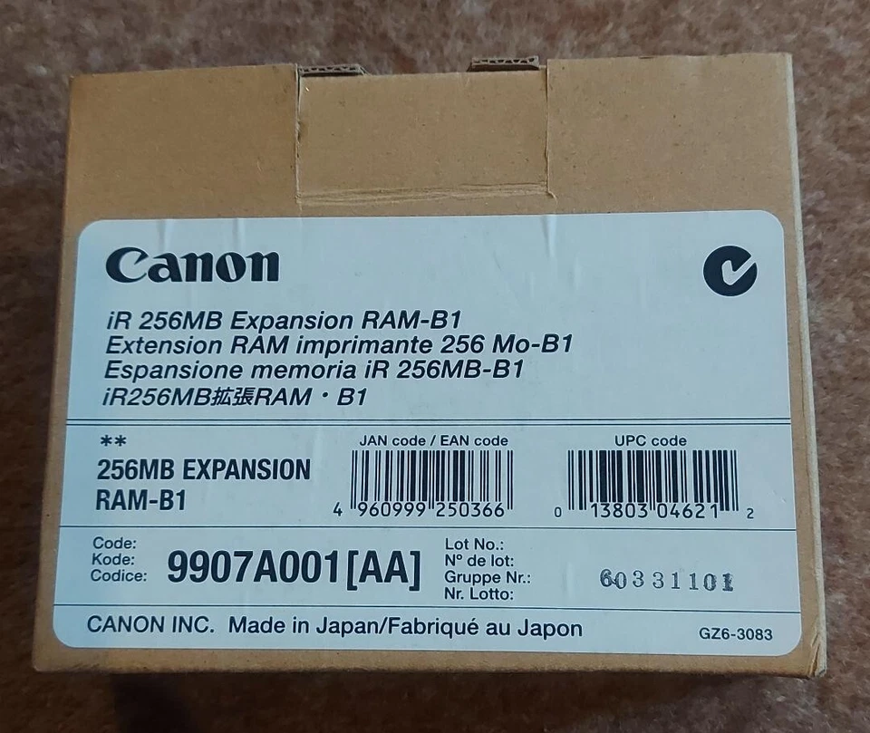 CANON - IR 256MB Expansion Ram-B1 9907A001(AA) gm - Image 1 of 1