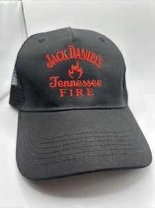 2016 Jack Daniel's Tennessee Fire Whiskey Cappello da camionista nero PressBack - Foto 1 di 7