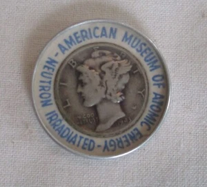 1945 Mercury Dime American Museum of Atomic Energy- Neutron Irradiated - Picture 1 of 3