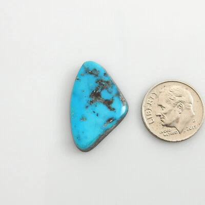Natural Single Morenci Turquoise Cabochon Gemstone, blue morenci gem sm178 - Image 1 of 2