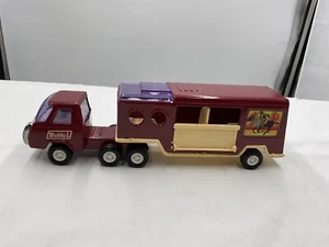 Vintage 1980 Buddy L Mack Semi Truck & Horse Trailer, Buddy L Stables - Picture 1 of 8