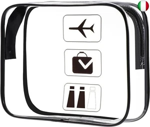 Oderra Borse da Valigia Trasparente, TSA Borsa viaggio per il trasporto di - Foto 1 di 8