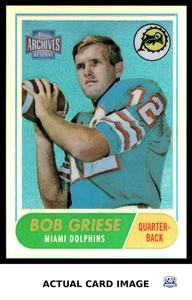 2001 Topps Archives Reserve #196 BOB GRIESE Miami Dolphins HOF Set-Break NM - Picture 1 of 4