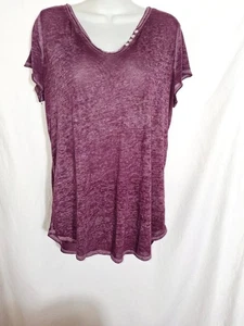 T-shirt donna Maurices viola manica corta L - Foto 1 di 4