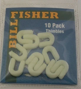 Sea Striker PTH-10 Billfisher Thimbles Plastic 400Lb Mono 10Ct - Picture 1 of 2
