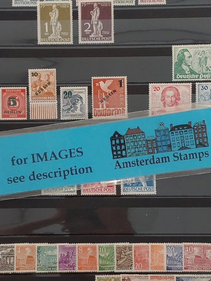 Germany Berlin 1949 5 very fine MNH!! Good sets High CAT Value TOP! - Image 1 of 1