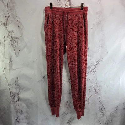 Pantalones deportivos Sundry para mujer medianos rojos negros estrella tiro alto jogger cordón  Foto 1 de 4