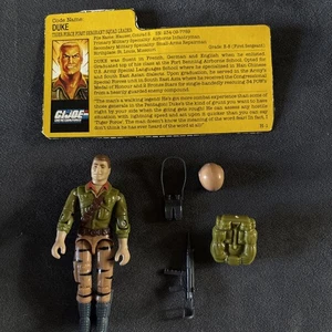 Figura De Colección GI Joe Action Tiger Force Duke v2 1988 Original Completa con Tarjeta - Imagen 1 de 5