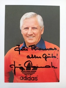 Jupp Derwall - Ex Fußball Bundestrainer - original Autogramm - ca. 15x10cm - Aut - Bild 1 von 1