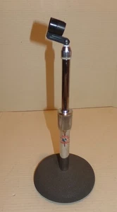 Vintage Atlas Tabletop Microphone Stand Cast Iron Base 13" Tall - Picture 1 of 8