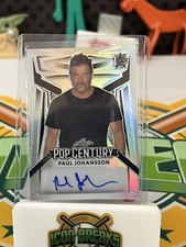 Paul Johansson #/30 Autograph 1st AUTO Silver Prism 2023 Leaf Pop Century