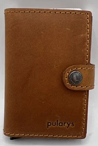 Pularys - NORDIC RFID Wallet | Cognac Wallet No Box Push Card - Picture 1 of 7
