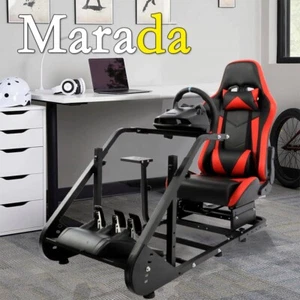 Marada Rennsimulator Cockpit Ständer Passend für Thrustmaster Logitech G920 G29