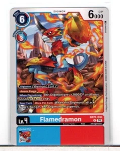 Flamedramon - BT21-035 - Uncommon - Picture 1 of 1