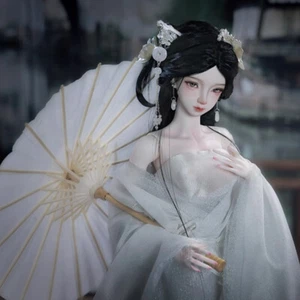 1/3 Resin BJD Puppe Jointed Dolls Women Girl White Snake Chinese Style Full Set - Picture 1 of 10