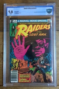 Raiders Of The Lost Ark #1  Newsstand  Variant CBCS 9.8 Not CGC - Picture 1 of 2