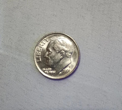 1991 P Roosevelt Dime Excellent Condition Cover