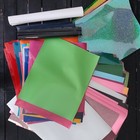 Huge Lot Of HTV Full Sheets New Heat Transfer Vinyl Plain Glitter Holographic