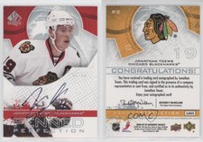2008-09 SP Authentic Penned Perfection /50 Jonathan Toews #PP-TO Auto