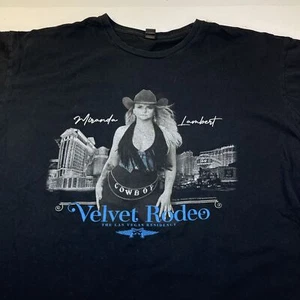 MIRANDA LAMBERT Velvet Rodeo Las Vegas Concert Tour T SHIRT Sz XL - Picture 1 of 4
