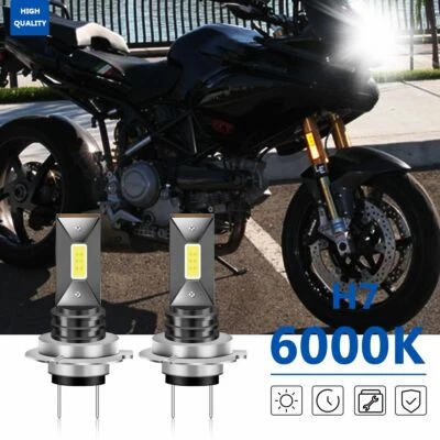 Faro LED para moto Ducati Multistrada 620 1000 1100 6000K bombillas blancas Foto 1 de 4