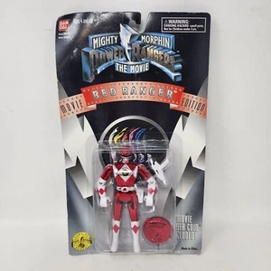 Bandai Mighty Morphin Power Rangers The Movie Red Ranger Action Figure Rare 1995 - Picture 1 of 15