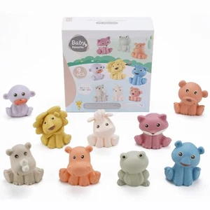Mold-Free & No Holes Baby Bath Toys for 6-12 Months & 1-3 Year Olds | 9 Pack ... - Picture 1 of 6