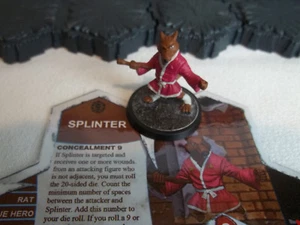 Heroscape CUSTOM TMNT Set 5: Master Splinter  ~ Teenage Mutant Ninja Turtles - Picture 1 of 7
