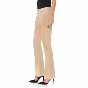 HAL RUBENSTEIN Size 16W The Patty Washable Suede Boot-Cut Pant BEIGE - Picture 1 of 1